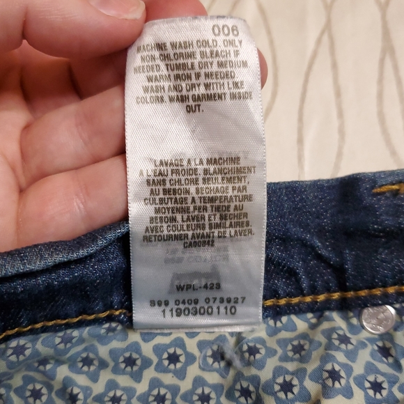 Flare Levi's 422 Ultra Low Boot Cut Jeans size 5m - Picture 9 of 9